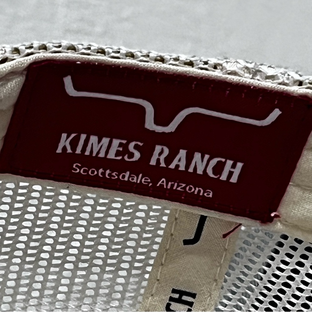 Kimes Ranch El Paso Women’s Trucker Hat Blush Pink Leather Suede Cowgirl - Picture 10 of 10